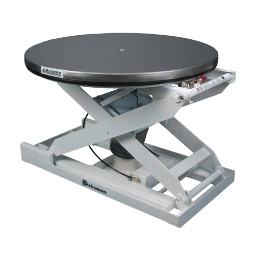 Positionneur pour palette &agrave; nivellement automatique EZ Loader E - plateforme en acier inoxydable, 43" lo x 43" la, Capacit&eacute; 4000 lb Par Equipment