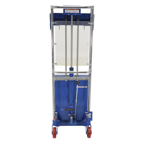 Gerbeur Hefti-Lift, M&eacute;canisme Pompe au pied, Capacit&eacute; de 880 lb, Levage max de 59" Par Equipment