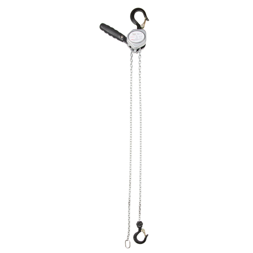 Mini Lever Hoist, 5' Lift, 1100 lbs. (0.55 tons) Capacity, Zinc Plated Chain Par Equipment