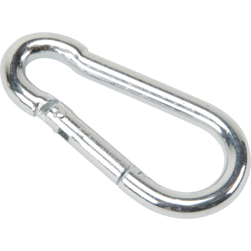 Zinc Plated Snap Hook, 220 lbs (0.11 tons) Working Load Limit, 3/16" Size, 5/16" Eye Par Equipment