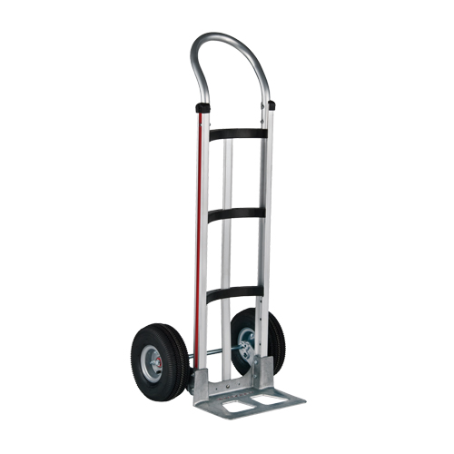 Knocked Down Hand Truck, Continuous Handle, Aluminum, 48" Height, 500 lbs. Capacity Par Equipment
