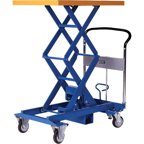 Dandy Lift Scissor Lift Table, 34-4/5" L x 23-3/5" W, Steel, 770 lbs. Capacity Par Equipment