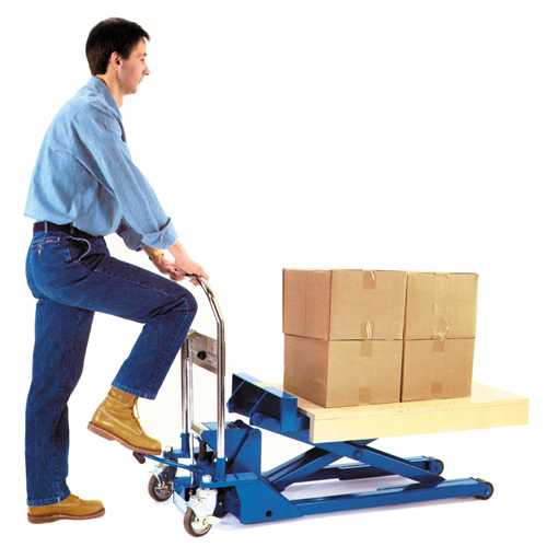 Low Profile Dandy Lift Scissor Lift Table, 37-1/10" L x 19-7/10" W, Steel, 1100 lbs. Capacity Par Equipment