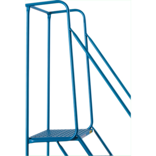 Escabeau roulant certifi&eacute; CSA avec marche verrouillable, 8 marches, Largeur de la marche 30", Hauteur de la plateforme 72", Acier Par Equipment