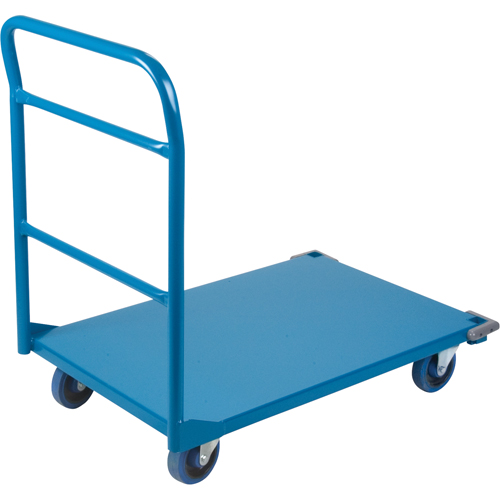 Shelf & Platform Truck, Steel, 24" W x 36" D x 40" H, 1300 lbs. Platform Capacity Par Equipment