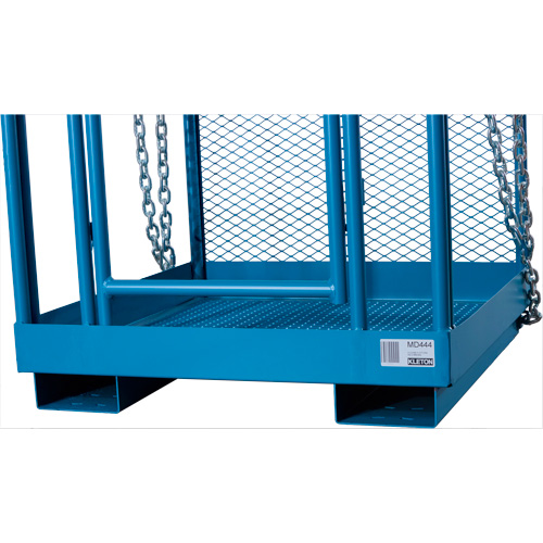Nacelle &eacute;l&eacute;vatrice pour travail en hauteur, 36" x 36" x 72" h, Capacit&eacute; de 1000 lb, Acier Par Equipment