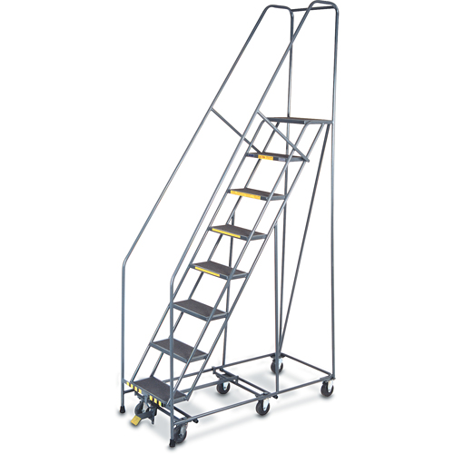 All Directional Ladders, 8 Steps, 16" Step Width, 80" Platform Height, Steel Par Equipment