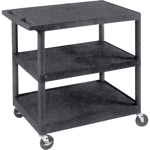 Utility Cart, 3 Tiers, 18" x 34" x 24", 400 lbs. Capacity Par Equipment