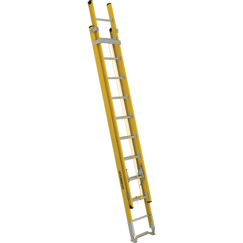 Industrial Heavy-Duty Extension Ladders (6200 Series), 375 lbs. Cap., 17' H, Grade 1AA Par Equipment