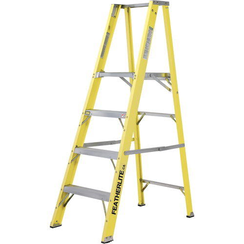 Industrial Heavy-Duty Platform Stepladders (6500 Series), 8', 300 lbs. Cap. Par Equipment