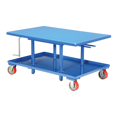 Post Lift Table, 42" L x 30" W, Steel, 2000 lbs. Capacity Par Equipment