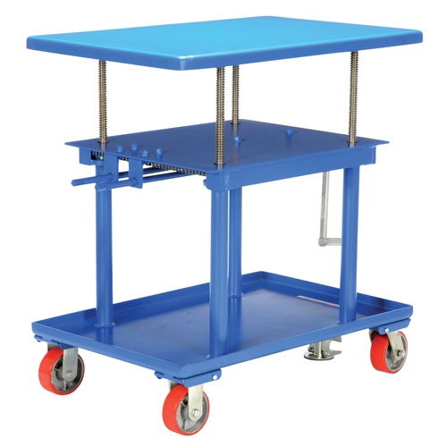 Hydraulic Lift Table, 24" L x 36" W, Steel, 2000 lbs. Capacity Par Equipment