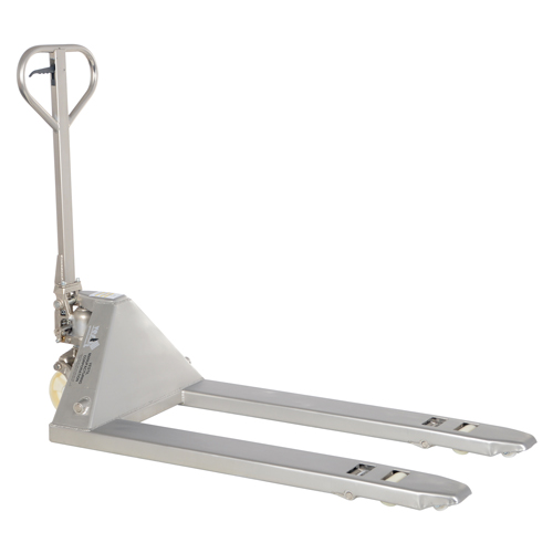 Pallet Truck, Stainless Steel, 48" L x 27" W, 5500 lbs. Capacity Par Equipment