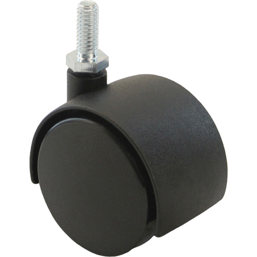 Twin Wheel Caster (300/400 Series), Swivel, 2" (51 mm) Dia., 75 lbs. (34 kg.) Capacity Par Equipment