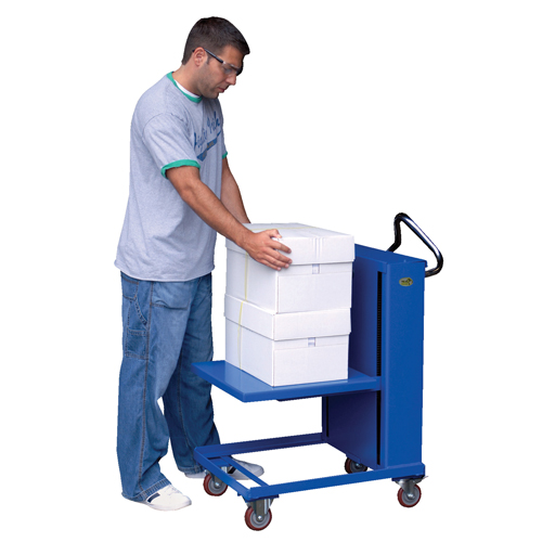 Plateformes auto-&eacute;l&eacute;vatrices, 20" lo x 20" la, Acier, Capacit&eacute; 230 lb Par Equipment
