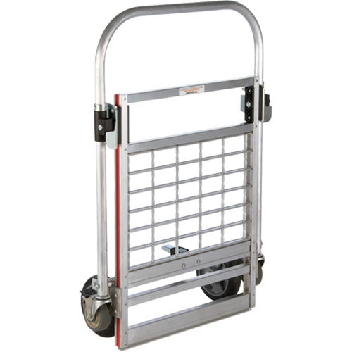 Chariot &agrave; plateforme repliable &agrave; quatre roues, Aluminium, 750 lb, 31" lo x 23-1/4" la, Hauteur 39" Par Equipment