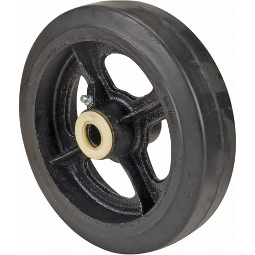 Roues en caoutchouc, 8" (203 mm) dia. x 2" (51 mm) la, Capacit&eacute; de 600 lb (272 kg) Par Equipment