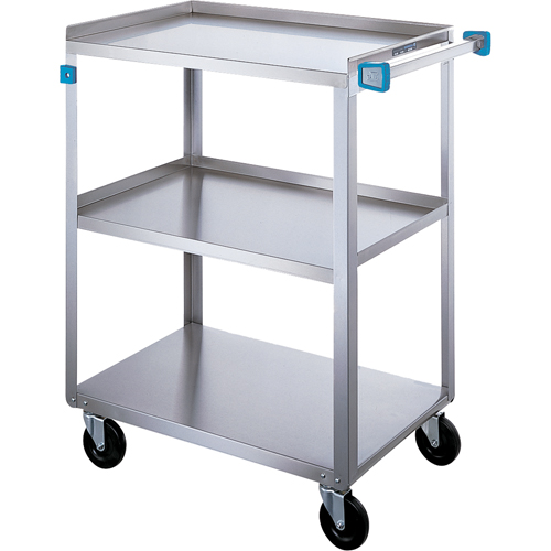 Shelf Cart, 3 Tiers, 21" W x 39" H x 49" D, 500 lbs. Capacity Par Equipment