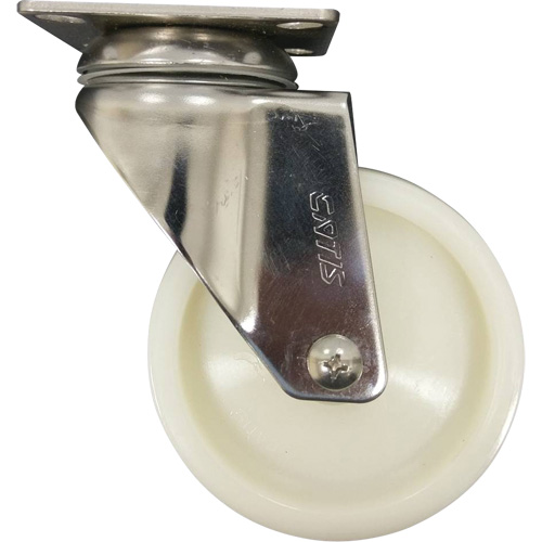 Caster, Swivel, 4" (101.6 mm), Nylon, 200 lbs. (91 kg.) Par Equipment