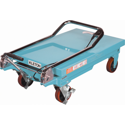 Heavy-Duty Hydraulic Scissor Lift Table, 32" L x 19-3/4" W, Steel, 660 lbs. Capacity Par Equipment