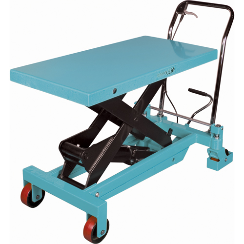 Heavy-Duty Hydraulic Scissor Lift Table, 40" L x 20-1/8" W, Steel, 2200 lbs. Capacity Par Equipment