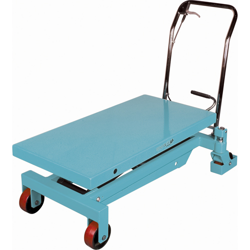 Heavy-Duty Hydraulic Scissor Lift Table, 40" L x 20-1/8" W, Steel, 2200 lbs. Capacity Par Equipment