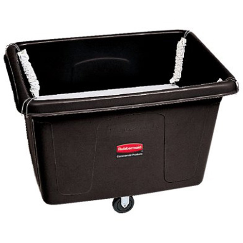 Cube Truck with Spring Platform, Polyethylene, 44-1/16" L x 31" W x 32-1/2" H, 14 cu.ft. Volume, 500 lbs. Capacity Par Equipment