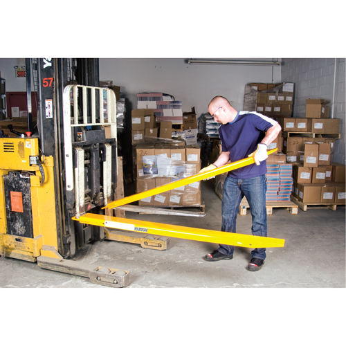 Rallonges de fourches, 72" l x 5" la, Pour des largeurs de fourches 4" Par Equipment