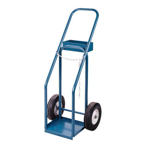 Chariots pour bouteilles de gaz, Roues Semi-pneumatique, Base de 12" la x 10" lo, 400 lb Par Equipment