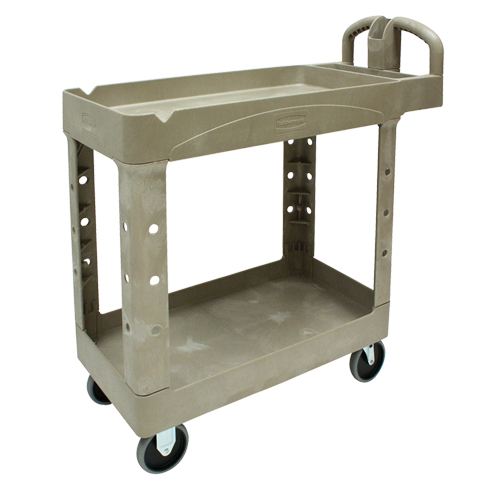 Chariot utilitaire robuste - 4500-88, 2 tiers, 17-1/8" x 33-1/4" x 39", Capacit&eacute; 500 lb Par Equipment