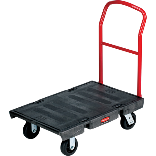 Heavy-Duty Platform Truck, 48" L x 24" W, 1200 lbs. Cap., Pneumatic Wheels Par Equipment