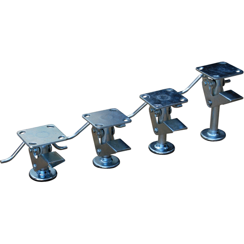 Verrous de plancher - Usage r&eacute;gulier, 9-13/16" Hauteur rallong&eacute;e, 8-3/4" Hauteur r&eacute;tract&eacute;e, Galvanis&eacute; Par Equipment