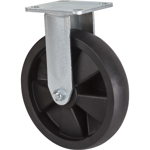 Hi-Temp Caster, Rigid, 8" (203.2 mm), Nylon, 1000 lbs. (453 kg.) Par Equipment