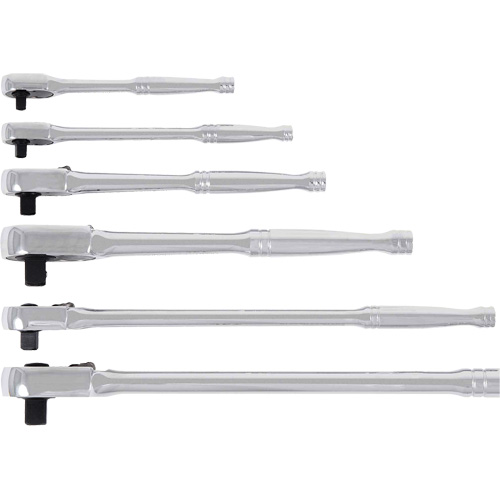 RHQ-12L Long Handle Oval Head Ratchet Wrench, 1/2" Drive, Plain Handle Par Equipment