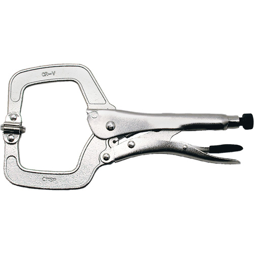 Pince en C &agrave; verrouillage ultra-robuste avec patin pivotant, Capacit&eacute; de 11" (279 mm) Par Equipment