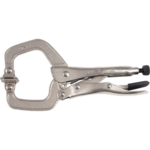 Pince en C &agrave; verrouillage ultra-robuste avec patin pivotant, Capacit&eacute; de 6" (152 mm) Par Equipment
