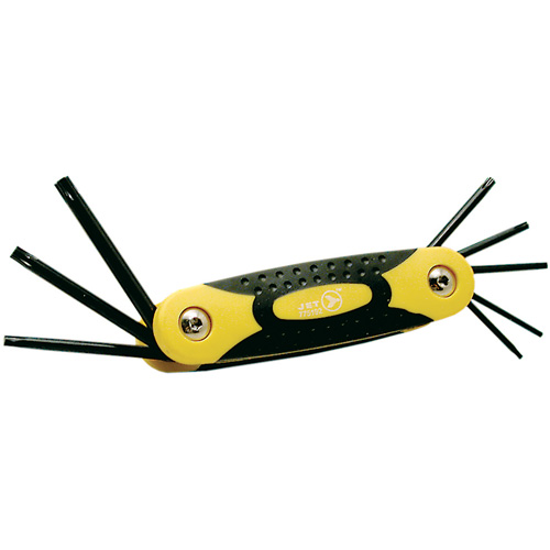 Jeu de cl&eacute;s pliables, 8 mcx, Torx Par Equipment