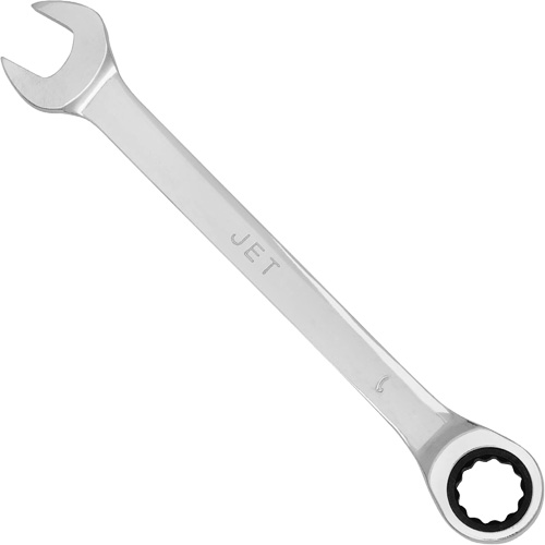 Non-Reversible Long Pattern Ratcheting Combination Wrench, 9 mm, Chrome Finish Par Equipment