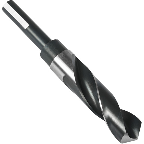Foret raccourci 1/2" a/3 c&ocirc;t&eacute;s plats, 33/64", Acier rapide, Cannelure 3", Pointe de 118° Par Equipment