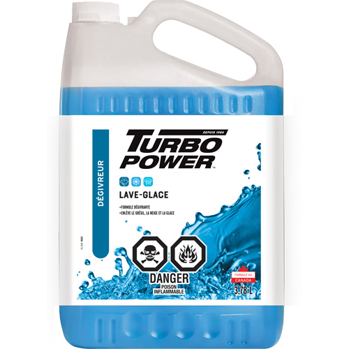 Turbo Power&reg; All-Season Windshield Washer Fluid, Jug, 3.78 L Par Equipment