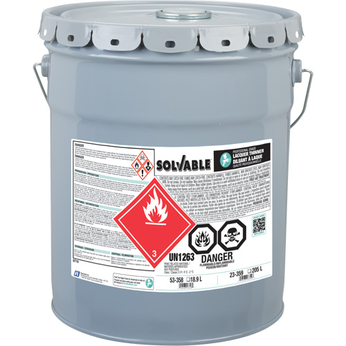 Diluant pour laque de calibre professionnel, Seau, 18,9 L Par Equipment