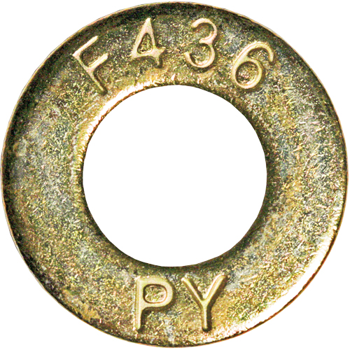Structural Washer, 7/8", Yellow Zinc Par Equipment