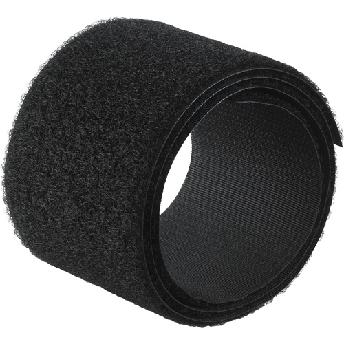 Attache ignifug&eacute;e, Boucle, 50 vg x 3/4", Cousu, Noir Par Equipment