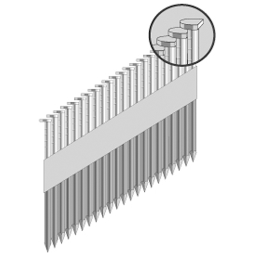 Clous en b&acirc;tonnets 34°, liant de papier Par Equipment