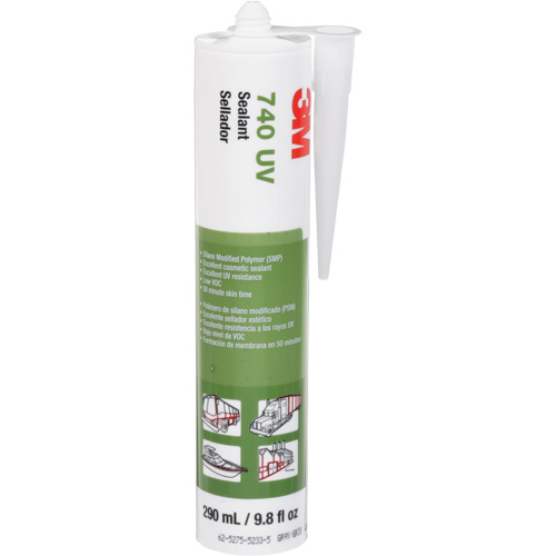 Adhesive Sealant 740 UV, 290 ml, Cartridge, Grey Par Equipment