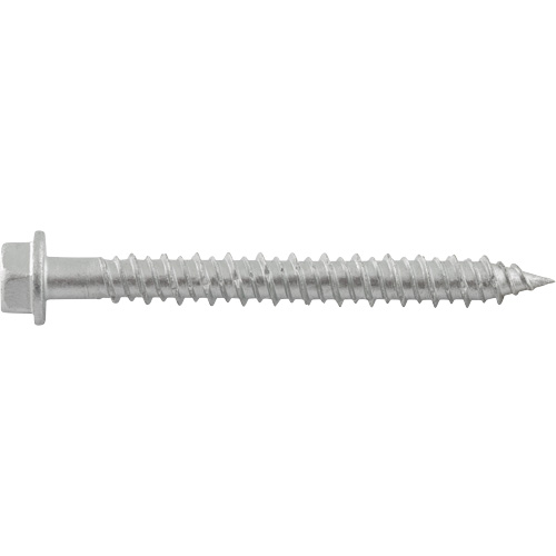 Aggre-Gator Concrete Screw, 1/4" x 1-1/4" L, Stainless Steel Par Equipment