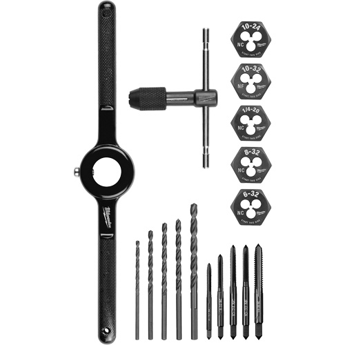 Tap and Die Set, 17 Pieces Par Equipment