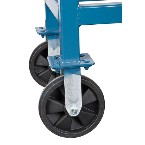 Chariots &agrave; plateforme sur&eacute;lev&eacute;e, 60" lo x 30" la x Capacit&eacute; 1800 lb, Roues en Caoutchouc Par Equipment