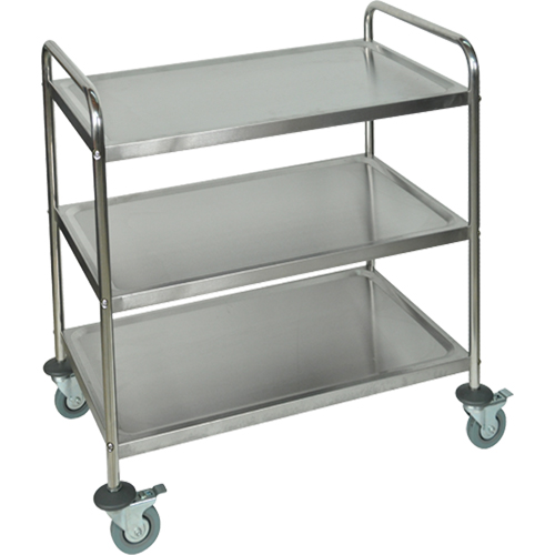 Shelf Cart, 3 Tiers, 21" W x 37" H x 23-1/2" D, 200 lbs. Capacity Par Equipment