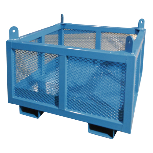 Material Handling Basket, 24" H x 48" W x 48" D, 1000 lbs. Capacity Par Equipment